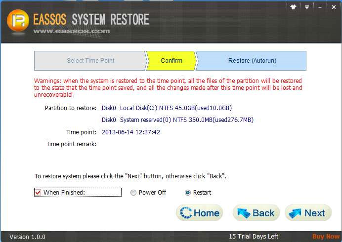 system restore download